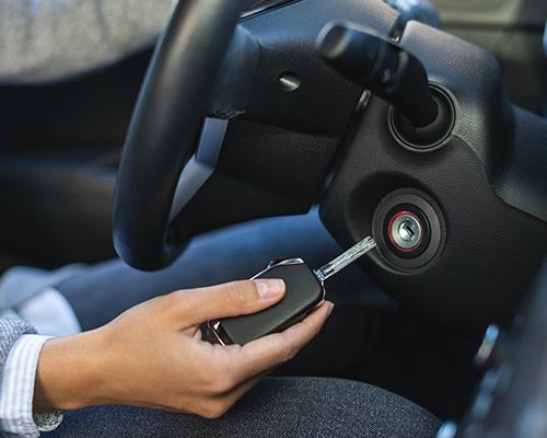 Llave coche y bombín de arranque (clausor)